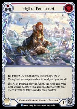 Sigil of Permafrost (Red) [UPR106] (Uprising) Rainbow Foil