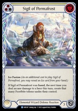 Sigil of Permafrost (Yellow) [UPR107] (Uprising) Rainbow Foil