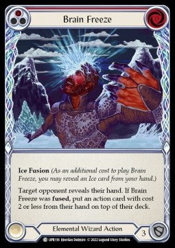 Brain Freeze (Red) [UPR116] (Uprising) Rainbow Foil