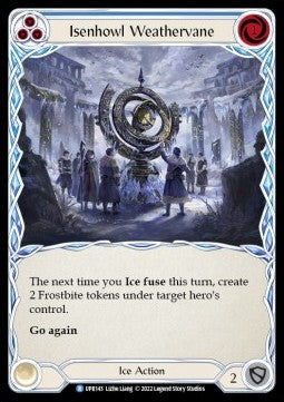 Isenhowl Weathervane (Blue) [UPR143] (Uprising) Rainbow Foil