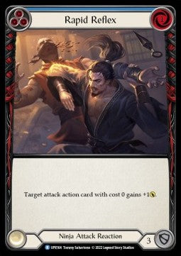 Rapid Reflex (Blue) [UPR164] (Uprising) Rainbow Foil