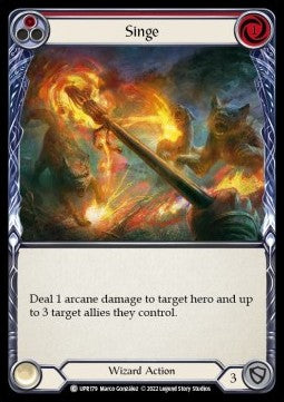 Singe (Red) [UPR179] (Uprising) Rainbow Foil