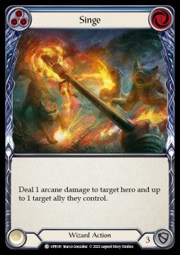 Singe (Blue) [UPR181] (Uprising) Rainbow Foil