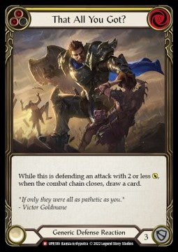 That All You Got? [UPR189] (Uprising) Rainbow Foil