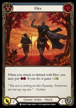 Flex (Blue) [UPR193] (Uprising) Rainbow Foil