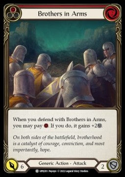 Brothers in Arms (Red) [UPR203] (Uprising) Rainbow Foil