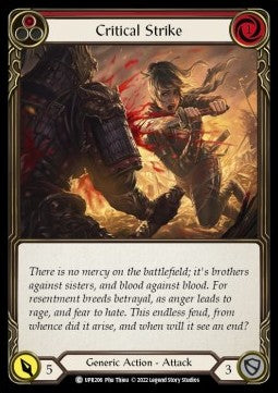 Critical Strike (Red) [UPR206] (Uprising) Rainbow Foil