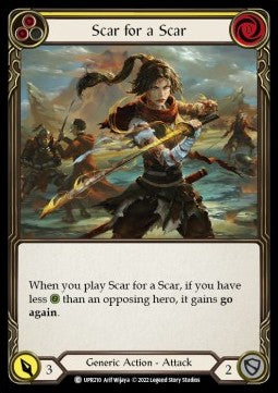 Scar for a Scar (Yellow) [UPR210] (Uprising) Regular