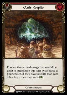 Oasis Respite (Red) [UPR221] (Uprising) Rainbow Foil