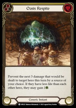 Oasis Respite (Yellow) [UPR222] (Uprising) Rainbow Foil