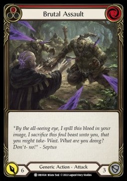 Brutal Assault (Red) [DRO024] (Uprising - Dromai Blitz Deck) Regular