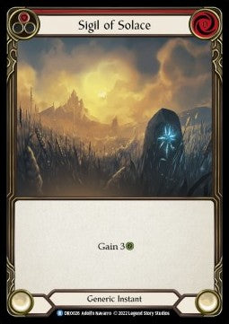 Sigil of Solace (Red) [DRO026] (Uprising - Dromai Blitz Deck) Regular