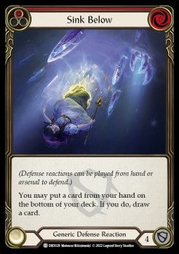 Sink Below (Red) [DRO028] (Uprising - Dromai Blitz Deck) Regular