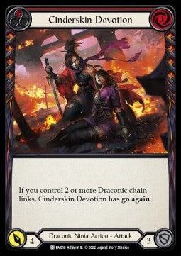 Cinderskin Devotion (Red) [FAI016] (Uprising - Fai Blitz Deck) Regular