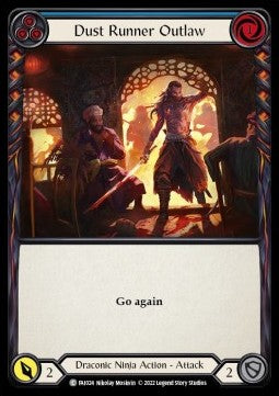 Dust Runner Outlaw (Blue) [FAI024] (Uprising - Fai Blitz Deck) Regular