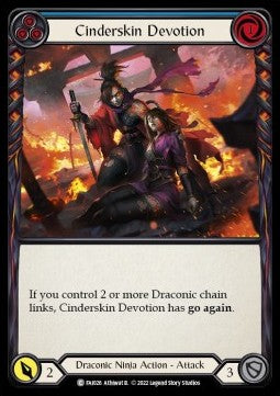Cinderskin Devotion (Blue) [FAI026] (Uprising - Fai Blitz Deck) Regular