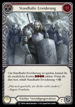 Staunch Response (Red) [1HP058] (History Pack 1 - Black Label) Regular