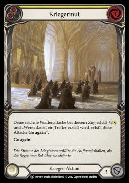 Warrior's Valor (Yellow) [1HP160] (History Pack 1 - Black Label) Regular