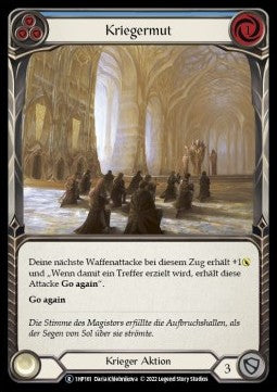 Warrior's Valor (Blue) [1HP161] (History Pack 1 - Black Label) Regular
