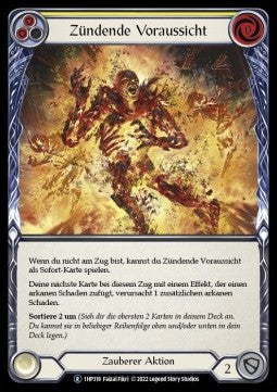 Cindering Foresight (Yellow) [1HP318] (History Pack 1 - Black Label) Regular