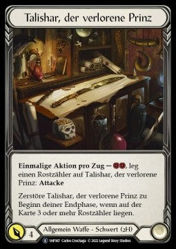 Talishar, the Lost Prince [1HP367] (History Pack 1 - Black Label) Regular