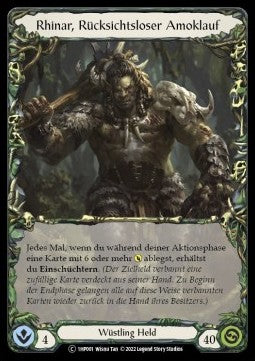 Rhinar, Reckless Rampage [1HP001] (History Pack 1 - Black Label) Regular