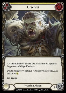 Primeval Bellow (Yellow) [1HP041] (History Pack 1 - Black Label) Regular