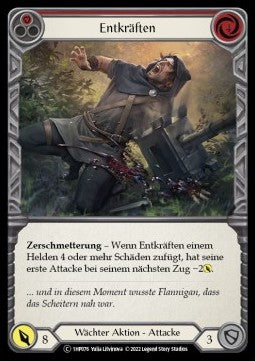 Debilitate (Red) [1HP076] (History Pack 1 - Black Label) Regular