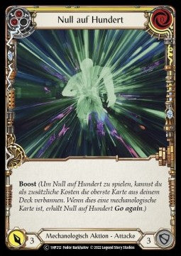 Zero to Sixty (Yellow) [1HP212] (History Pack 1 - Black Label) Regular