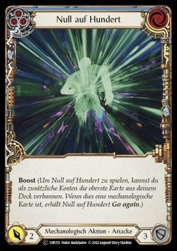 Zero to Sixty (Blue) [1HP213] (History Pack 1 - Black Label) Regular