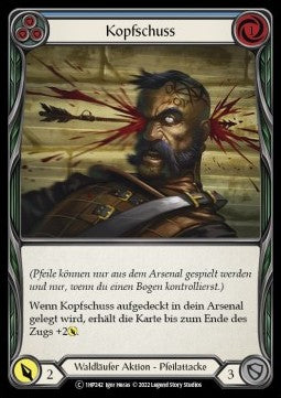 Head Shot (Blue) [1HP242] (History Pack 1 - Black Label) Regular