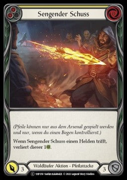 Searing Shot (Yellow) [1HP250] (History Pack 1 - Black Label) Regular