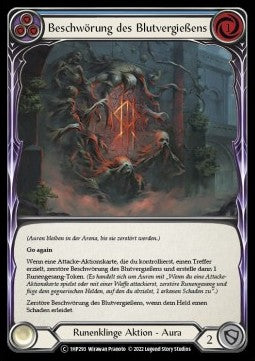 Bloodspill Invocation (Blue) [1HP293] (History Pack 1 - Black Label) Regular