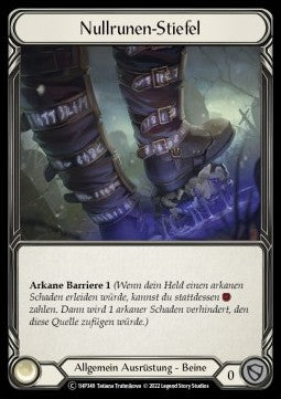 Nullrune Boots [1HP349] (History Pack 1 - Black Label) Regular