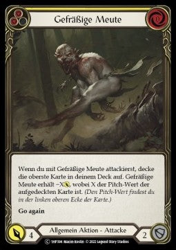 Ravenous Rabble (Yellow) [1HP394] (History Pack 1 - Black Label) Regular