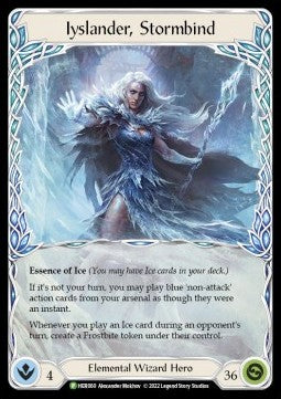 Iyslander, Stormbind [HER060] (Hero Promos) Cold Foil