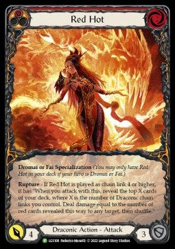 Red Hot (Extended Art) [LGS108] (LGS Promos) Rainbow Foil