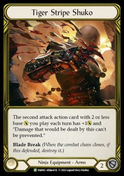 Tiger Stripe Shuko [FAB083] (FAB Promos) Gold Cold Foil