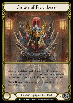 Crown of Providence [FAB088] (FAB Promos) Gold Cold Foil