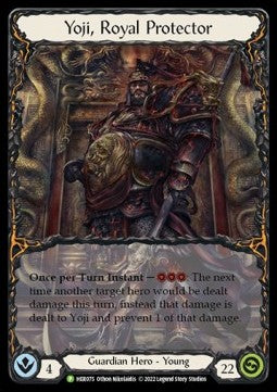 Yoji, Royal Protector [HER075] (Hero Promos) Cold Foil
