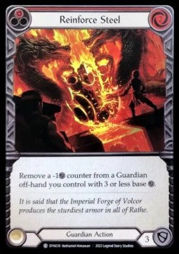 Reinforce Steel (Red) [DYN039] (Dynasty) Regular