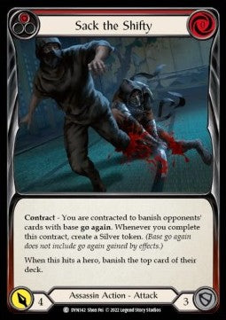 Sack the Shifty (Red) [DYN142] (Dynasty) Regular