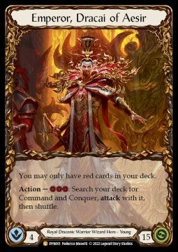 Emperor, Dracai of Aesir [DYN001] (Dynasty) Cold Foil
