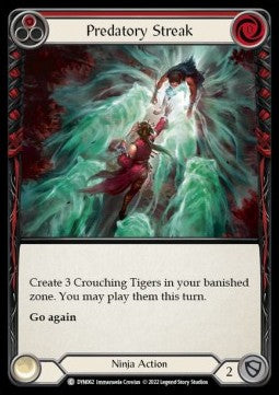 Predatory Streak (Red) [DYN062] (Dynasty) Regular