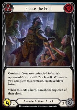 Fleece the Frail (Blue) [DYN138] (Dynasty) Regular