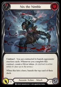 Nix the Nimble (Red) [DYN139] (Dynasty) Rainbow Foil