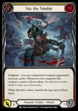 Nix the Nimble (Yellow) [DYN140] (Dynasty) Rainbow Foil