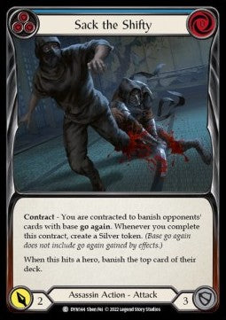 Sack the Shifty (Blue) [DYN144] (Dynasty) Regular