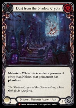 Dust from the Shadow Crypts [DYN004] (Dynasty) Rainbow Foil