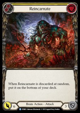 Reincarnate (Yellow) [DYN011] (Dynasty) Rainbow Foil